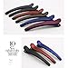 AHIER 12pcs Hair Styling Clips for Women - Plastic Duckbill Clips, Professional Sectioning Barrettes, Non-slip Grip for Hair Dressing and Salon Use