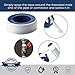 Katzco 1/2 X 520 Inch Sealing Tape - 5 Pieces of Teflon Thread Seal - Perfect for Shower Heads, Sprinklers, Propane Fittings, Gas Heaters, Commercial, Home Appliances