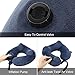 Inflatable Travel Pillow,NeckWell Travel Pillow Pump with Sleep Mask & Ear Buds,Perfect for Airplane Car Office Camping - Blue
