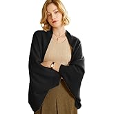 Caissip Women's Soft Shawls and Wraps Knitted Warm Shawl With Sleeves Pashminas Shawl Wrap Lightweight Open Front Poncho 2026