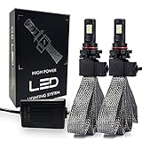 SOCAL-LED H16 5202 Fanless LED Conversion Kit 60W 6400LM 6000K Xenon White Car Fog Light Bulbs