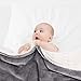EMME Baby Blanket Fuzzy Sherpa Fleece Blankets Soft Warm Receiving Blankets for Toddler, Infant, Boys and Girls Gift Reversible Cozy Blanket for Crib, Stroller, Nap, Outdoor, Decor (Grey, 30