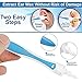 DDCHT-Spiral Ear Wax Removal Remover Tool Kit Silicone Ear Cleaner, 34 Count Flexible Disposable Soft Ear Cleaner Tools Swabs Pick for Removing Wax Including 1 Handle and 16 Replacement Heads Tips