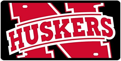 Nebraska Cornhuskers License Plate - Acrylic Mega Style