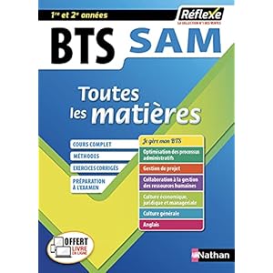 Toutes les matières BTS SAM – Réflexe (09)