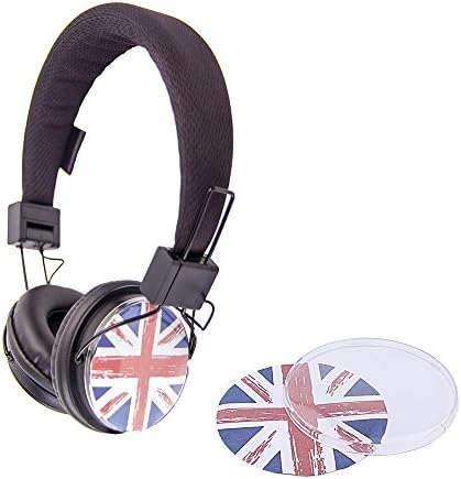 Kids Adjustable Headphones, AmazingEC on Ear Headphones, Picture Photo DIY Headsets : Noise Cancelling Headphones for Travel, Work, Sport ; Foldable Headphones for Smart Phone, Computer (Green)