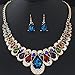 iLH Clearance Deals Necklace+Earrings Jewelry Set Womens Mixed Style Bohemia Color Bib Chain Necklace Earrings Jewelry by (Multicolor)