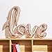 TOYMYTOY LOVE Designed Foil Balloon Mylar Balloons for Wedding Party Decoration (Rose Gold)