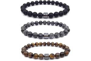 Carzyzhu Smoking Cessation Bracelet for Women Men Nature Stone Bracelet Quit Smoking Bracelet Anti Smoke Naturl Bead Bracelet Spiritual Bracelet for Men Helps Relief Anxiety Frustration Irritability