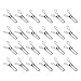Axe Sickle 3.3 inch Stainless Steel Wire Clip 12pcs Utility Clip Pins Hanging Clip Office Fastener, Metal Wire Clip for Clothes Socks Drying.