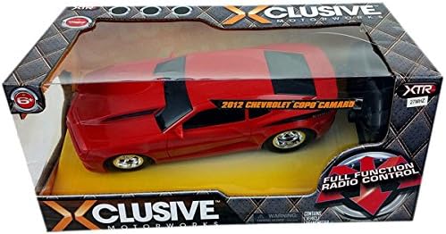 XTR 2010 Chevrolet Copo Camaro, 1:24 scale, 7" Full Function Radio Controlled (forward, reverse, right, left, headlights &amp; taillights), Red