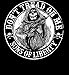 Sons Of Liberty Don't Tread on Me Reaper AR-15. Black/LRG T-Shirt. Made in USA