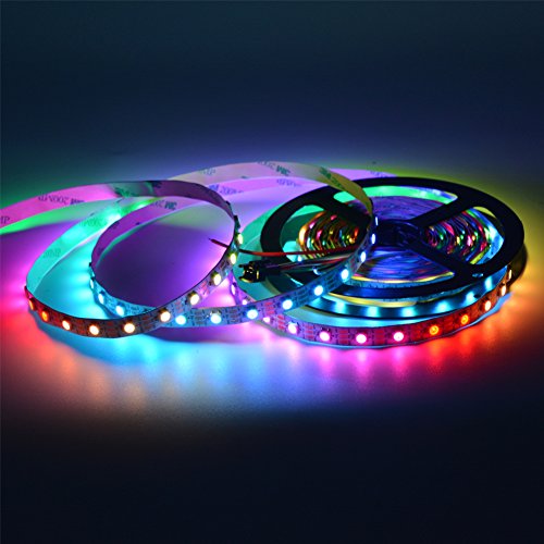 Mokungit 16.4ft 5m ws2812b individual addressable ws281…