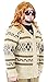 Costume Agent Lebowski Jeffrey The Dude Zip Up Costume Cardigan Sweater Halloween Cosplay Tan