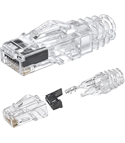 Amazon.com: 24 Awg Cat 6 Utp Mod Plug 100 Pk : Electronics