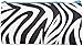 World Traveler Blue Zebra Makeup Brush Bag 10-inch
