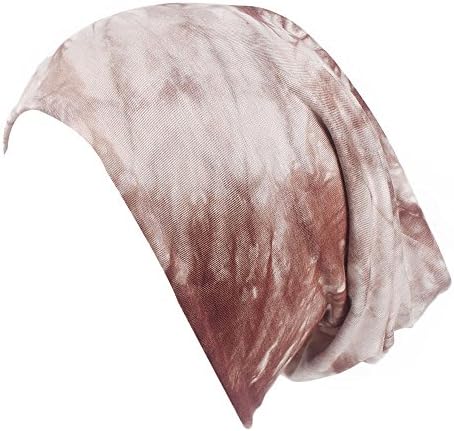 Smallrabbit Cotton Beanie Hats Women Printed Soft Sleeping Cap Turban Headband for Ponytail