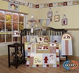 Boutique Brand New GEENNY Baby Boy FireTruck 13PCS CRIB BEDDING SET, Baby & Kids Zone