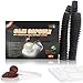 IreVoor Espresso Lids and Refillable Pods Coffee Capsules Set 100 pcs Foil Seal and 100 pcs Empty Capsule 1 pcs Spoon