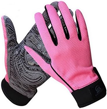 Non-slip Safe Breathable Lightweight Comfortable Durable Cool Gloves Mountain Bike Gloves Fullhand Protector for Road Biking Motor Racing Cycling BMX Bicycle with Rope Eyelet Thick