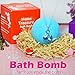 Jewelry Bath Bomb with Ring Surprise Prizes Gift Inside for Women Kids Bath Bomb Hidden Diamond Heart Rings One Sizes Fit All Finger（Adjustable Ring）