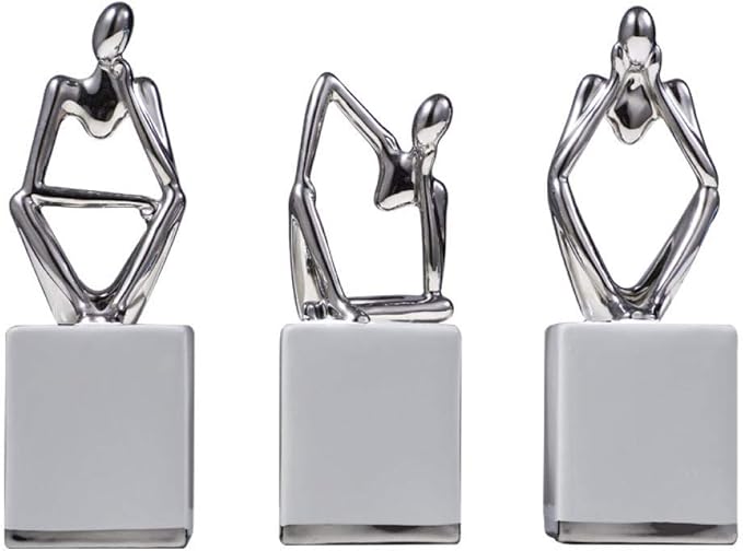 LOSAYM Escultura Figuritas Decorativas Estatuas Pensamiento Abstracto
