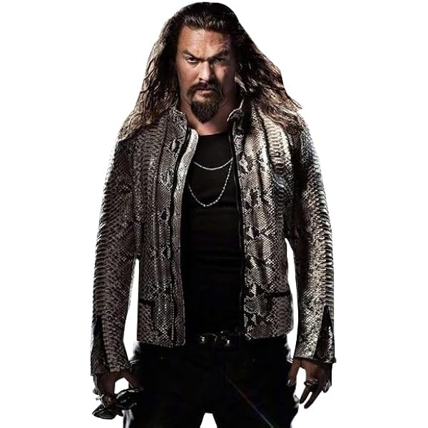 ジャケット・アウター Roen spray coating snake skin jacket Snakeskin Print Jacket Men - Python Textured Studded Jacket