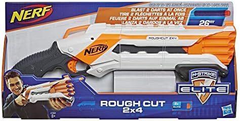 pistola nerf roughcut 2x4