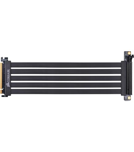 Amazon.com: Corsair Premium PCIe 4.0 x16 Extension Cable 300mm