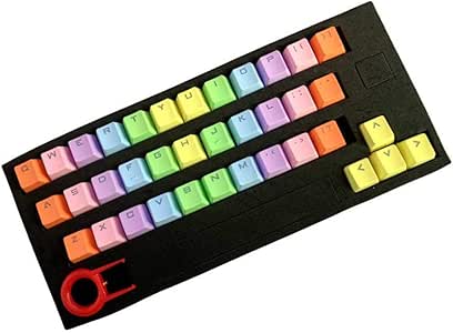 fayle Teclado Mecánico Teclado Teclado, 37 Teclas para Juegos de