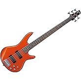 Ibanez Gio SR 5 String Electric Bass - Roadster Orange Metallic