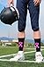 MadSportsStuff Pink Ribbon Breast Cancer Awareness Support Athletic Crew Socks