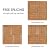 Yaheetech 27PCS Deck Tiles Interlocking Wood Composite Decking Flooring Patio Pavers Tiles Solid Wood and Plastic Indoor Outdoor 12 x 12"