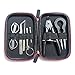 DIY Tool Kit for Home and Jewelry Repairs, 8 in 1-Pliers Ceramics Tweezers Stainless Steel Tweezers Folding Scissors Jig Screwdriver Brush