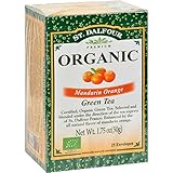 St Dalfour Organic Green Tea - Mandarin Orange - 25 Tea Bags