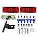 CZC AUTO 12V LED Low Profile Submersible Rectangular Trailer Light Kit Tail Stop Turn Running Lights for Boat Trailer Truck Marine primary