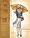 wallsthatspeak Paris, London, Milano and New York Fashion Rain Set Art