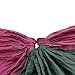 Yosoo Double Hammock Lightweight Indoor and Outdoor Nylon Parachute Hammocks for Camping Backpacking Travel Tree 2 Ropes Included (purple & green)