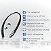 Maxelf Wireless Headphones, Retractable Earbuds Ultra Lightweight Sport Sweatproof Headset Noise Cancelling Stereo Earphones IPX4 Built-in Mic Earphones for IOS Android Windows Cell Phone