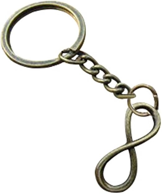 infinity keyring,infinity keychainAntique bronze keychain Amazon.ca