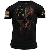 Grunt Style American Reaper 2.0 Men's T-Shirt, Color Black, Size X-Large
