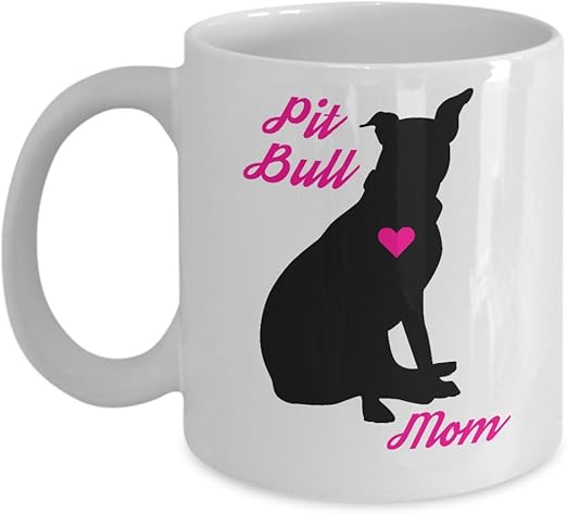 pitbull mom mug