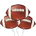 Football Shaped 18 inch Balloons - Package of 3