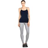 Sofra Women's Medium Weight Breathable Cotton Leggings