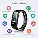 Fitness Tracker with Heart Rate Monitor Color Screen Activity Tracker IP67 Waterproof Smart Bracelet Sleep Monitor Shake Hand To Take Photo And Call/SMS Reminder