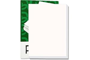 VEOOK 100 Sheets Letter Size 8.5" x 11" Mulberry Paper, Natural Fiber Rice Paper, Decoupage Decorative Tissue Paper for Writing Painting DIY Crafts Calligraphy Gift Wrap(MP-02)