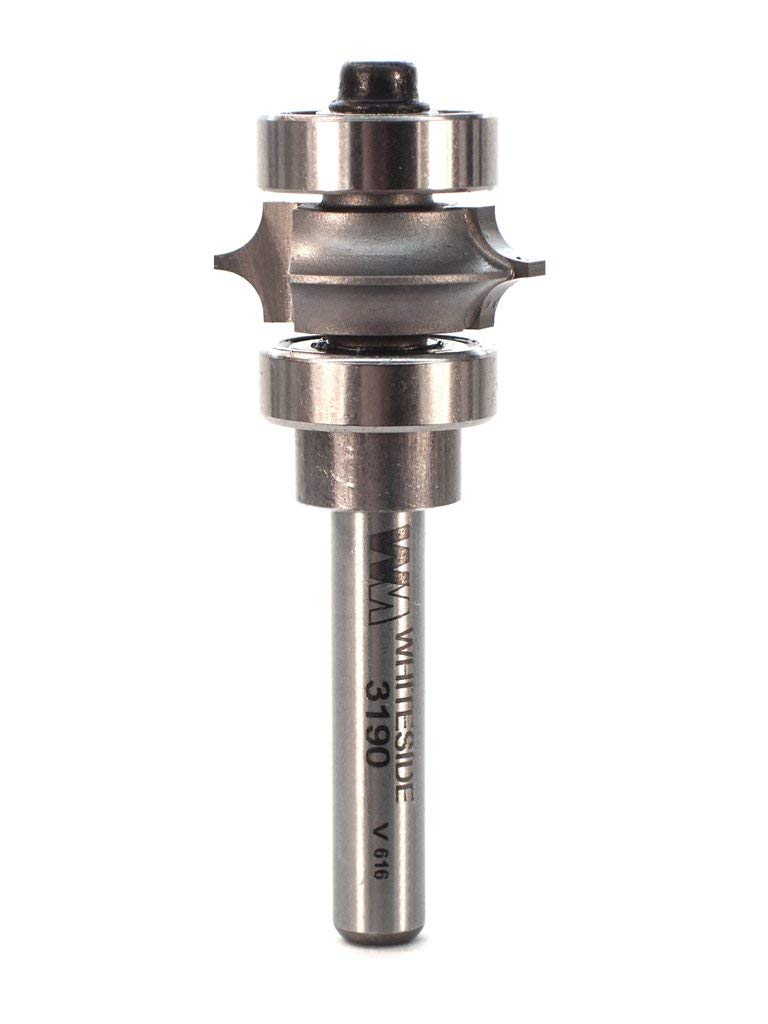 Whiteside Router Bits 3190 Full Bead Bit with 1/8-Inch Radius, 7/8-Inch Large Diameter and 5/16-Inch Cutting Length