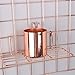 Simmer Stone Rose Gold Straight Shelf for Wire Wall Grid Panel, Flower Pot Display Shelf Rack, Wire Organizer Storage for Wall Decor, Size 9.8