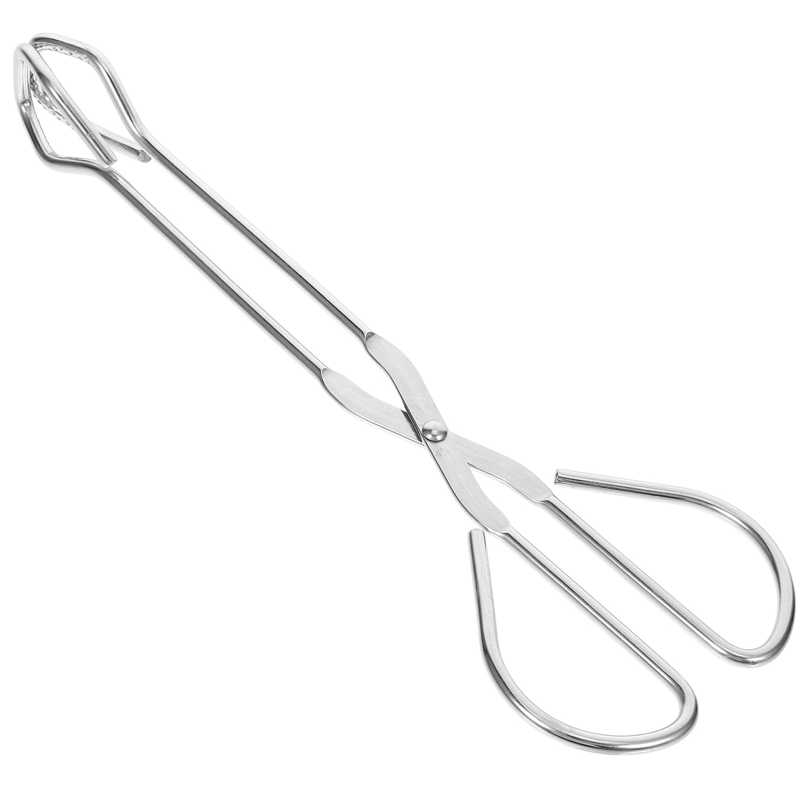 UPKOCH Barbecue Tongs Length 24 cm Stainless Steel, Stainless Steel, Silver, 24 * 6 cm