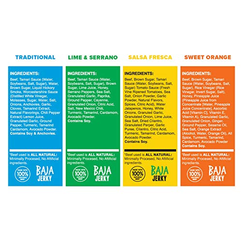 Baja Beef Jerky 100 All Natural Beef Jerky, Keto Jerky, Gluten Free